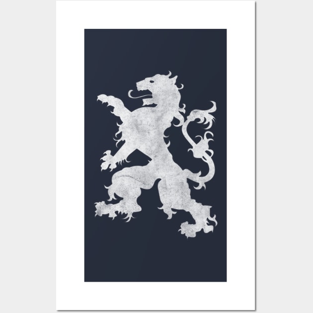 The Heraldic Lion Wall Art by MedievalSteward